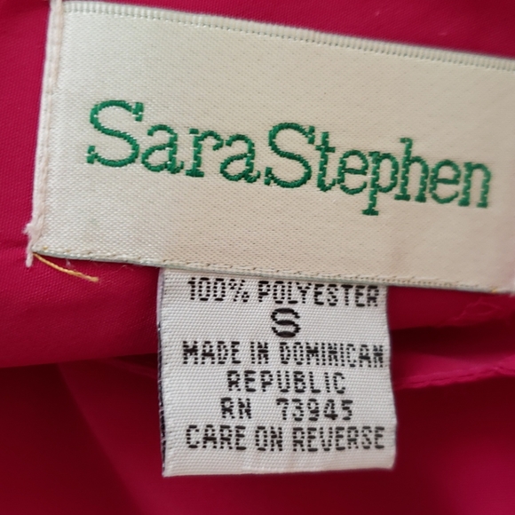 Vintage Sara Stephen Magenta Blouse - Picture 4 of 6